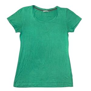MARIMEKKO Green Women's Tee Short Sleeved Size Small